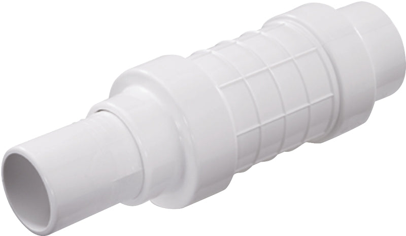 NDS Pro-Span 118-20 Expansion Repair Coupling, 2 in, S x Spigot, PVC, White, SCH 40 Schedule, 200 psi Pressure