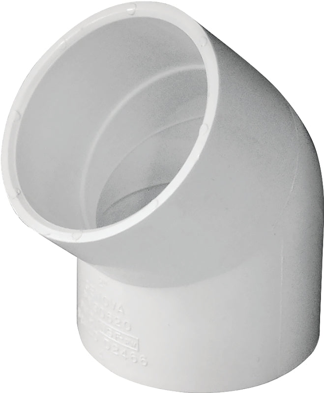 IPEX 435486 Pipe Elbow, 1 in, Socket, 45 deg Angle, PVC, SCH 40 Schedule
