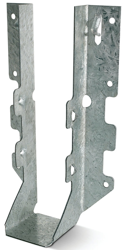Simpson Strong-Tie LUS28 Joist Hanger, 6-5/8 in H, 1-3/4 in D, 1-9/16 in W, Steel, Galvanized, Face Mounting