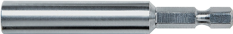 Irwin 3557181C Bit Holder with C-Ring, 1/4 in Drive, Hex Drive, 1/4 in Shank, Hex Shank, Steel