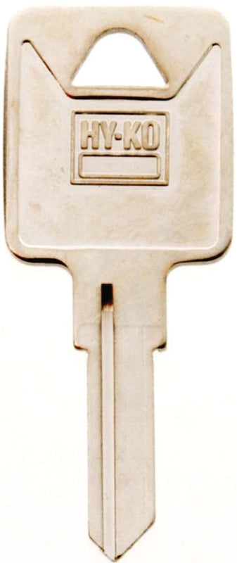 Hy-Ko 11010TM6 Key Blank, Brass, Nickel, For: Trimark Cabinet, House Locks and Padlocks