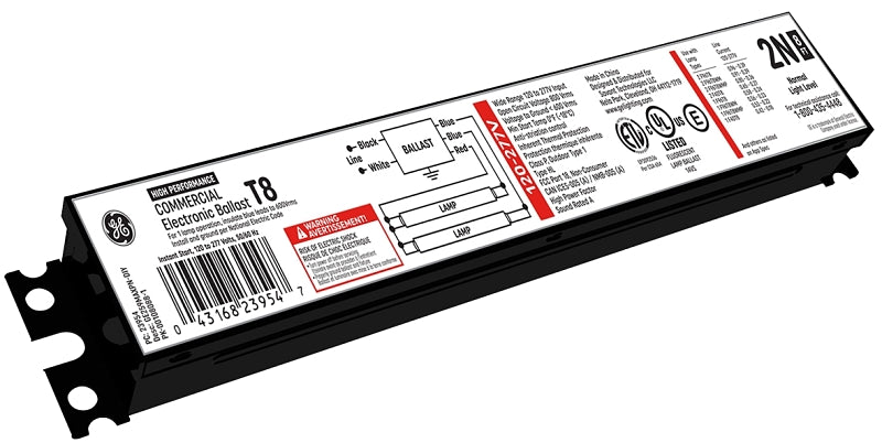 GE Industrial Solutions Ultramax Series 23954 Electronic Ballast, 120, 277 V, 1-Lamp