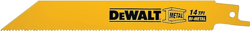 DeWALT DW4808-2 Reciprocating Saw Blade, 2-7/8 in W, 6 in L, 14 TPI