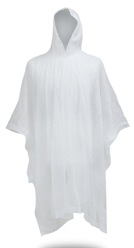 Boss 61 Poncho, Vinyl, Clear, Attached, Hooded