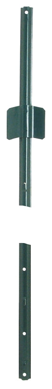 Jackson Wire 14025945 U-Post, 4 ft H, Steel, Green, Plain