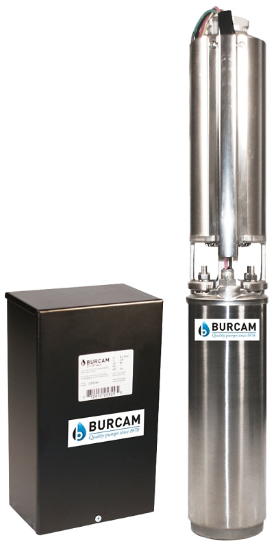 Burcam 105307STH Submersible Pump, 230 V, 0.5 hp, 10 gpm