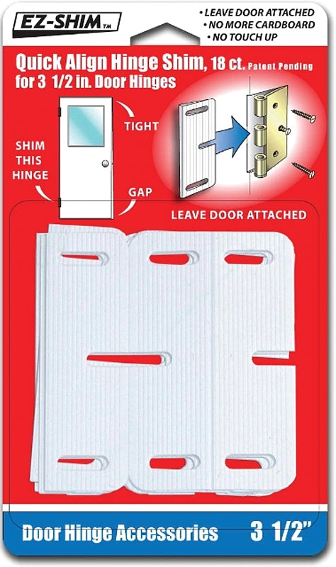 EZ Shim HS350BP Hinge Shim, Plastic