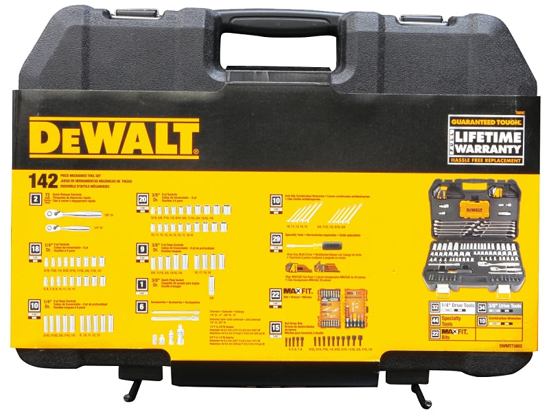DWMT73802 SOCKET SET 142PC BOX