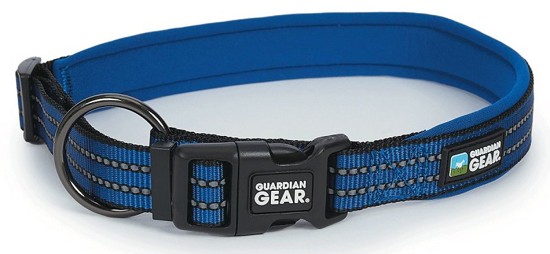 Guardian Gear ZA0006 16 19 Dog Collar, O-Ring Link, 16 to 19 in L Collar, Nylon, Royal Blue