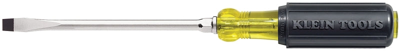 Klein Tools 602-3 Screwdriver, 7/32 in Drive, Keystone Drive, 6-3/4 in OAL, 3 in L Shank, Rubber Handle