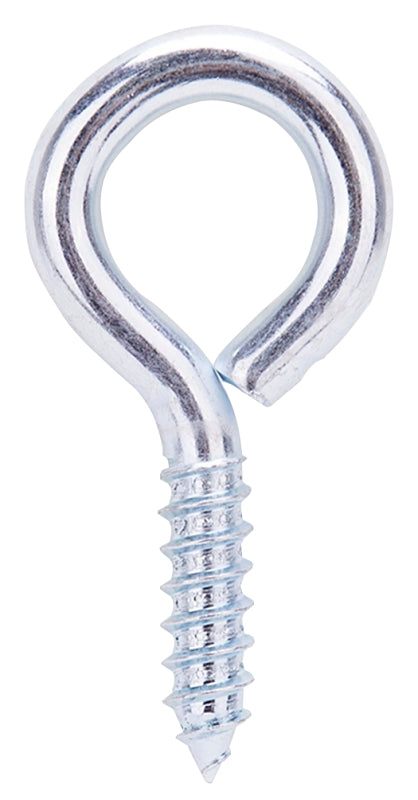 ProSource LR207 Screw Eye, 7.55 mm Dia Wire, 9.3 mm Thread, 1 in L Thread, 2-7/8 in OAL, 286 lb Working Load, Steel