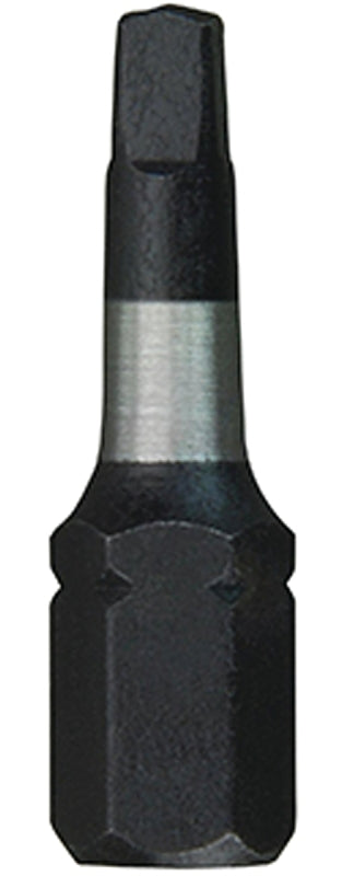 Milwaukee SHOCKWAVE 48-32-4418 Insert Bit, #10, 1/4 in Drive, Slotted Drive, 1/4 in Shank, Hex Shank, 1 in L