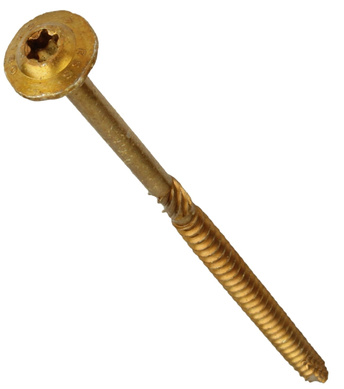 GRK Fasteners RSS 14235 Structural Screw, 5/16 in Thread, 6 in L, Washer Head, Star Drive, Steel, 20 PK