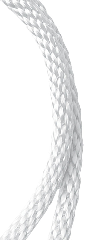 BARON 39001 Rope, 3/16 in Dia, 500 ft L, 83 lb Working Load, Nylon/Poly, White