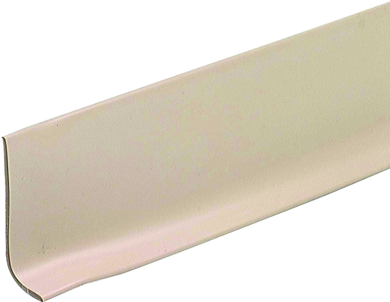 M-D 75655 Wall Base, 4 ft L, 2-1/2 in W, Vinyl, Beige