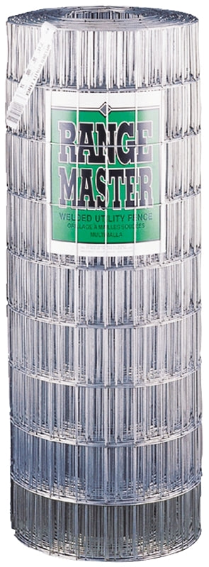 Rangemaster 7744 Welded Utility Fence, 100 ft L, 60 in H, 2 x 4 in Mesh, 14 Gauge, Galvanized