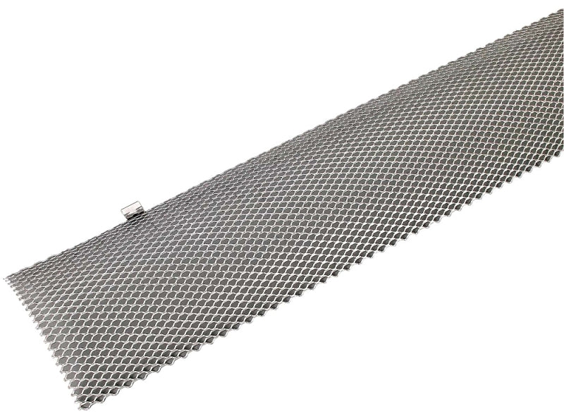 Amerimax GGGLK5 Hinged Gutter Guard, 3 ft L, 5 in W, Steel, Galvanized