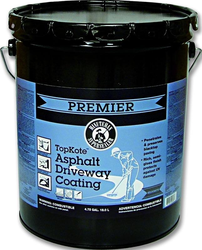 Henry PR690070 Asphalt Coating, Liquid, Black, 4.75 gal Pail