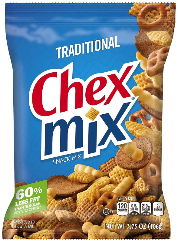 Chex Mix CMT8 Snack Food, Original Flavor, 3.6 oz Bag