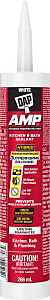 AMP 7079874343 Kitchen and Bath Sealant, Crystal Clear, 24 hr Curing, -17 to 60 deg C, 266 mL Cartridge