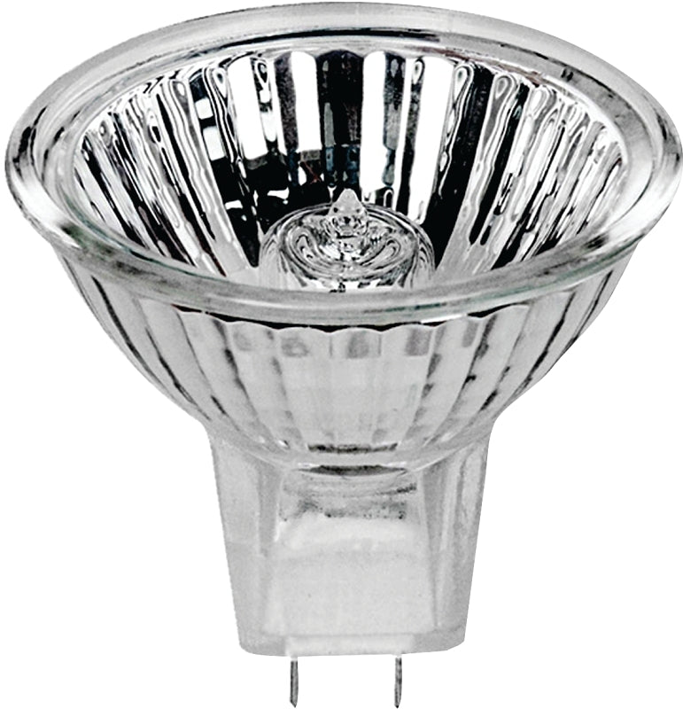 Feit Electric BPQ10MR11/CAN Halogen Bulb, 10 W, G4 Lamp Base, MR11 Lamp, 3000 K Color Temp, 3000 hr Average Life
