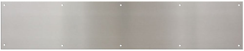 National Hardware N270-316 Kick Plate, 34 in L, 8 in W, Satin Nickel