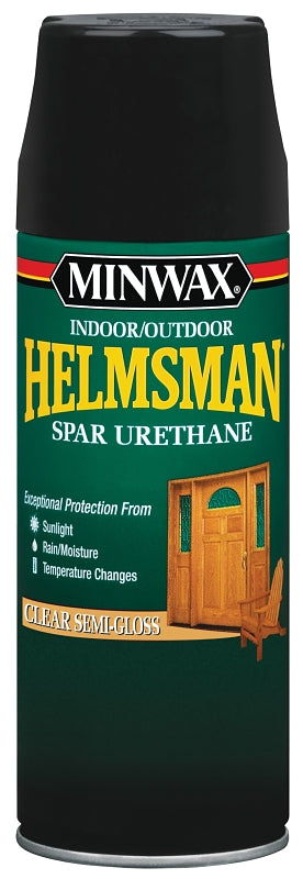 Minwax Helmsman 33260000 Spar Urethane Paint, Semi-Gloss, Liquid, 11.5 oz, Aerosol Can