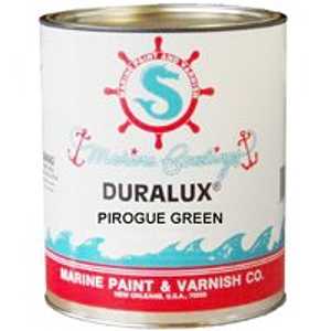 Duralux M746-1 Marine Enamel, Flat, Pirogue Green, 1 gal Can