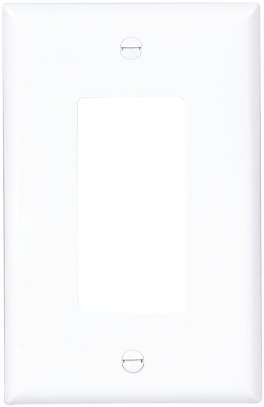 Eaton Wiring Devices PJ26W Wallplate, 4-7/8 in L, 3-1/8 in W, 1 -Gang, Polycarbonate, White, High-Gloss