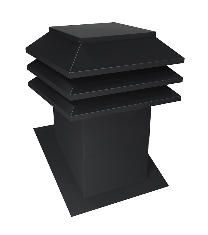 303-12-N SLOPE ROOF VENT BLK