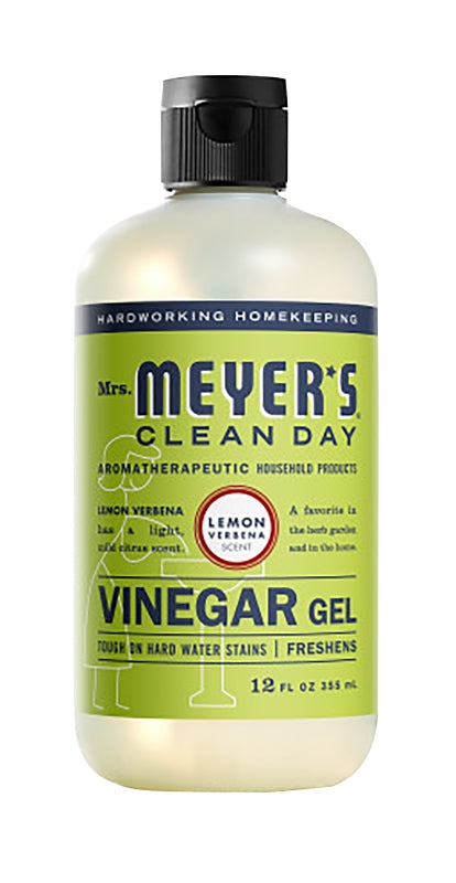Mrs. Meyer's Clean Day 70189 Cleaner, 12 oz Bottle, Gel, Lemon Verbena, White