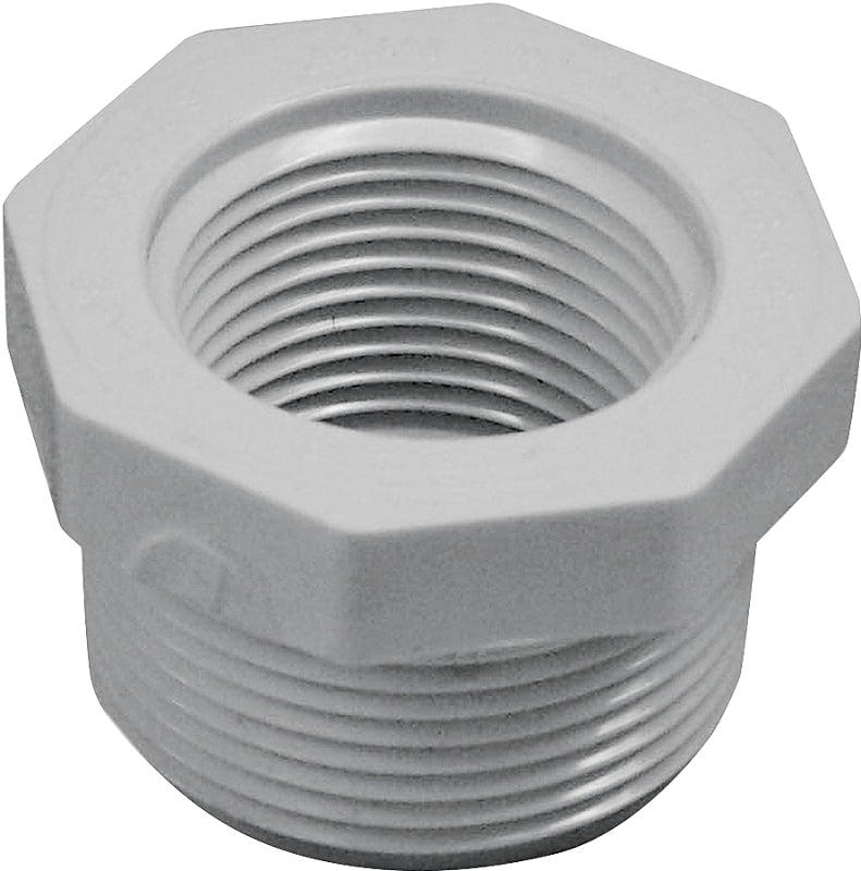 Xirtec 140 435705 Reducing Bushing, 1-1/4 x 1 in, MPT x FPT, White, SCH 40 Schedule, 150 psi Pressure