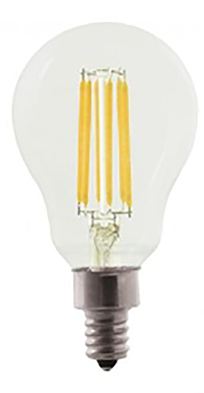 GE 24302 LED Bulb, Decorative, A15 Lamp, 40 W Equivalent, E12 Lamp Base, Dimmable, Soft White Light, 2700 K Color Temp
