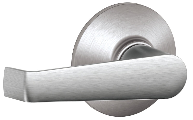 Schlage Birmingham Series F10 ELA 626 Passage Lever, Mechanical Lock, Satin Chrome, Lever Handle, Metal, Residential