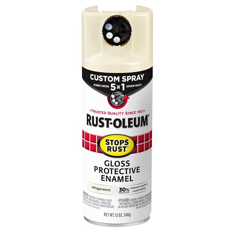 SPRAY PAINT GLOSS ANT WHT 12OZ