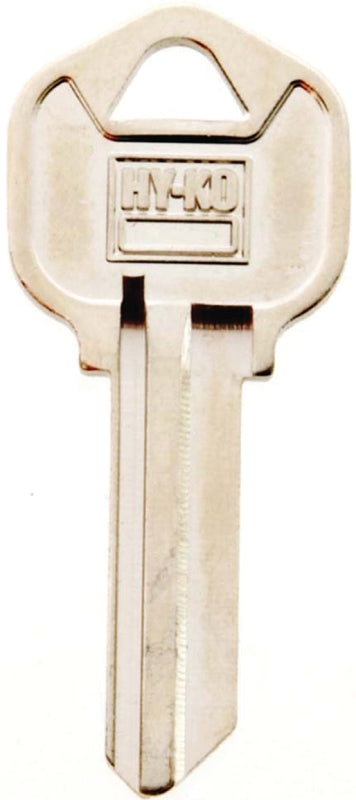 Hy-Ko 21250KW1 Key Blank, Brass, Nickel-Plated, For: Kwikset KW1 Keyways
