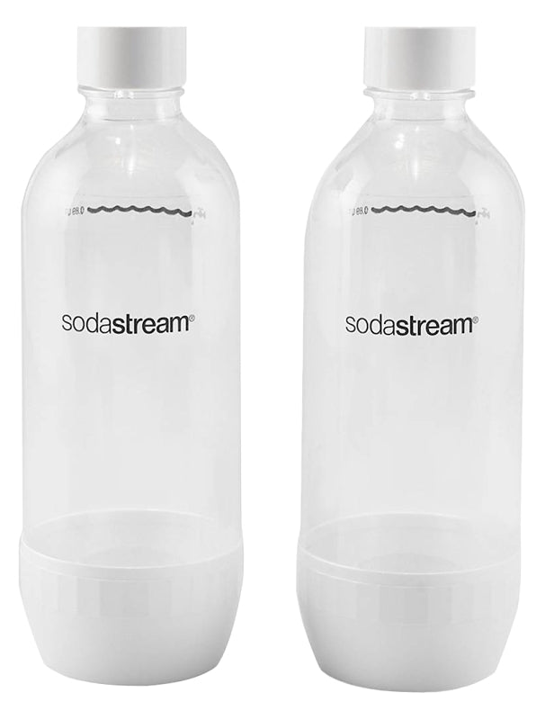 Sodastream 1042211010 Carbonating Bottle, White, For: Jet, Genesis, Fizzi, Source, Power Sparkling Water Makers