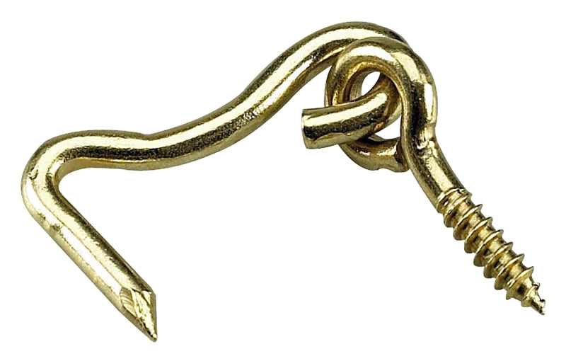 1375BR HOOK/EYE GATE BRASS 1IN