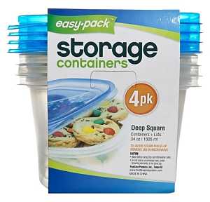 Easy Pack 8066 Storage Container, 34 oz Capacity