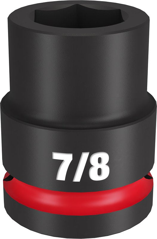 Milwaukee SHOCKWAVE Impact Duty Series 49-66-6305 Shallow Impact Socket, 7/8 in Socket, 3/4 in Drive, Square Drive