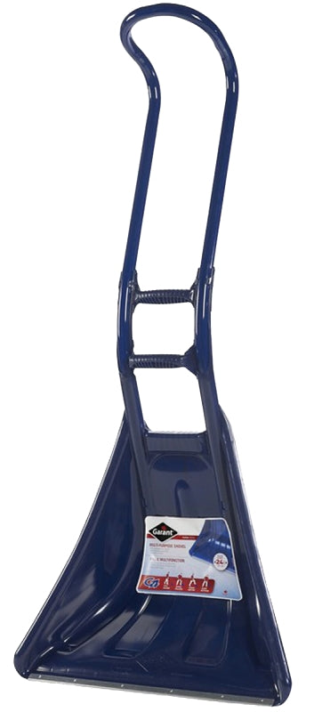 Garant YEPG424 Sleigh Shovel, 25-3/4 in W Blade, 34-1/2 in L Blade, Poly Blade, Aluminum Handle, 56 in OAL