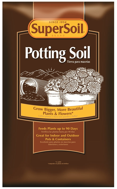 Scotts Supersoil 72452490 Potting Soil Bag, 2 cu-ft Coverage Area Bag