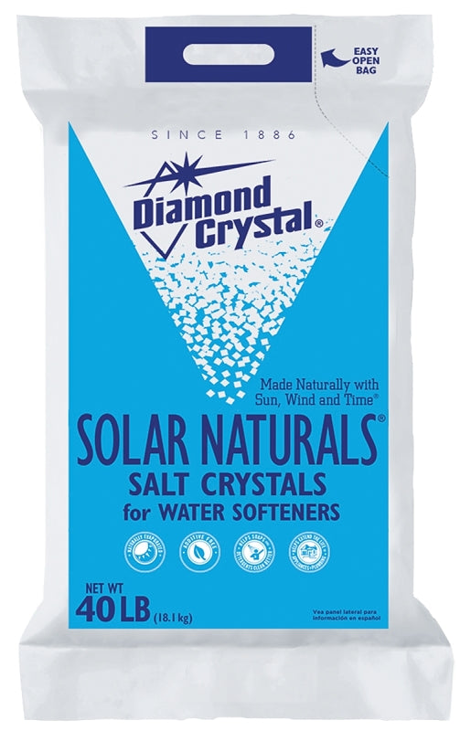 Cargill 100012411 Salt Crystals, 40 lb Bag, Crystalline Solid, Halogen