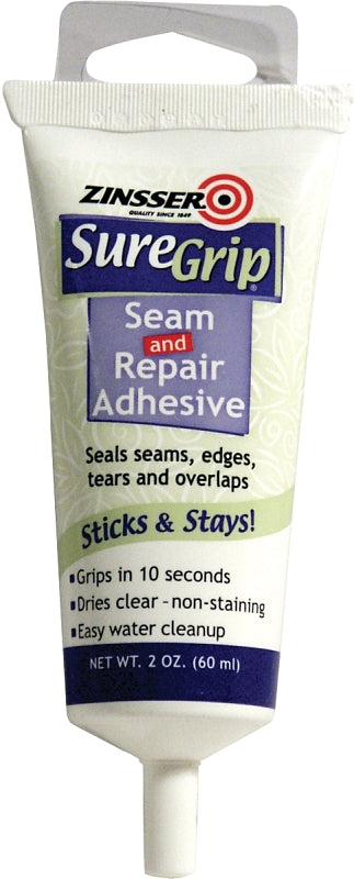 Zinsser 2861 Adhesive Clear, Clear, 2 oz, Tube
