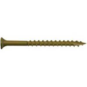 Camo 0356190 Deck Screw, #10 Thread, 3-1/2 in L, Bugle Head, Star Drive, Type 17 Slash Point, Carbon Steel