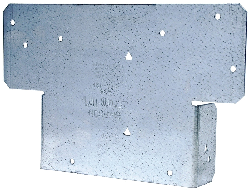 Simpson Strong-Tie AC6Z Post Cap, 6 x 6 in Post/Joist, Steel, ZMAX