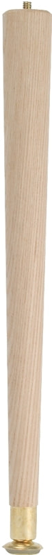 Waddell 2508 Table Leg, 7-1/2 in H, Hardwood, Smooth Sanded