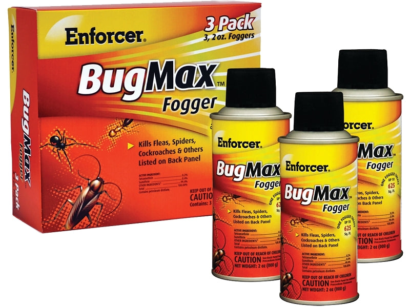 Enforcer BugMax EBMFOG2 Insect Fogger, 2000 cu-ft Coverage Area, Opaque White