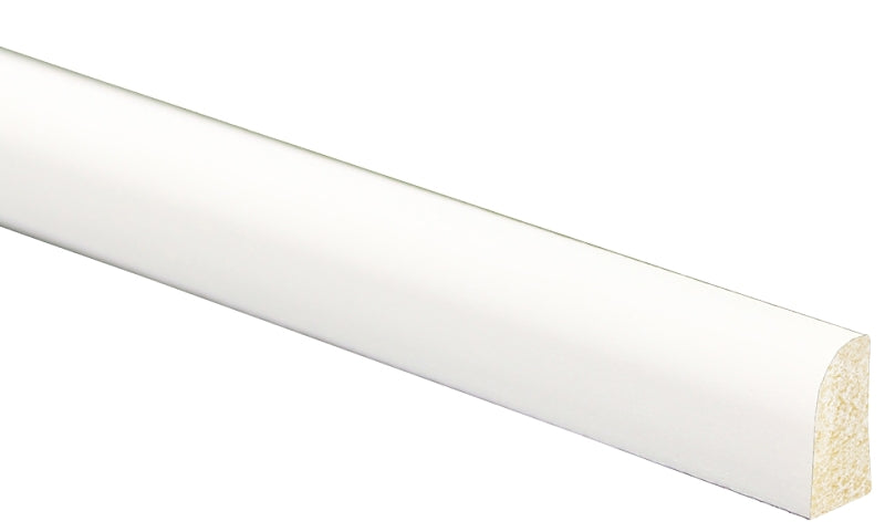 Inteplast Group 109 61090800032 Base Moulding, 8 ft L, 9/16 in W, 1/4 in Thick, Shoe Profile, Polystyrene