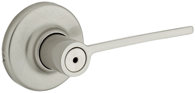 Weiser Elements Ladera Series 9GLC3310-026 Privacy Lever, Levers Lock, Satin Nickel, Residential, Universal Hand